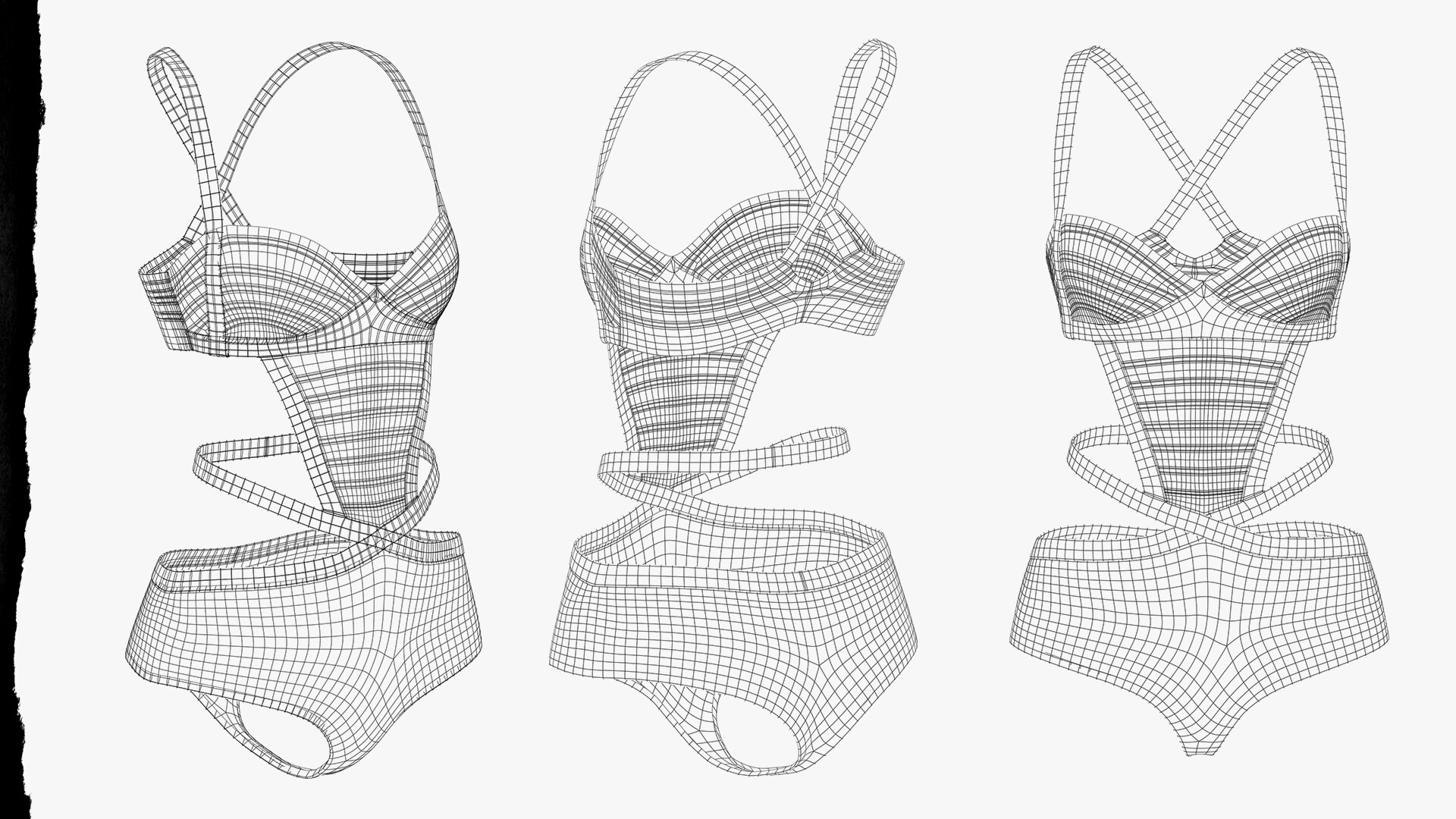 Al.Fa One piece bikini 07