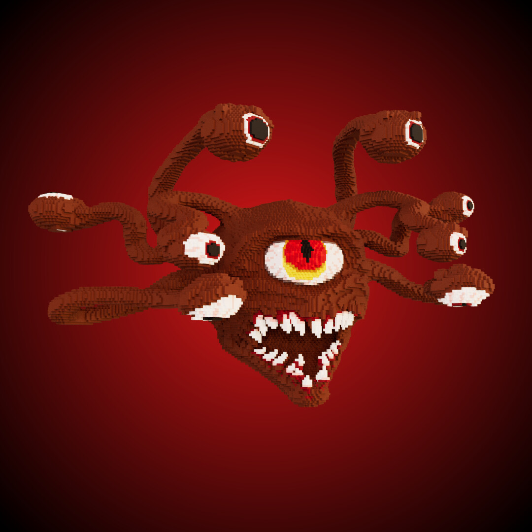 ArtStation - Beholder in Voxedit