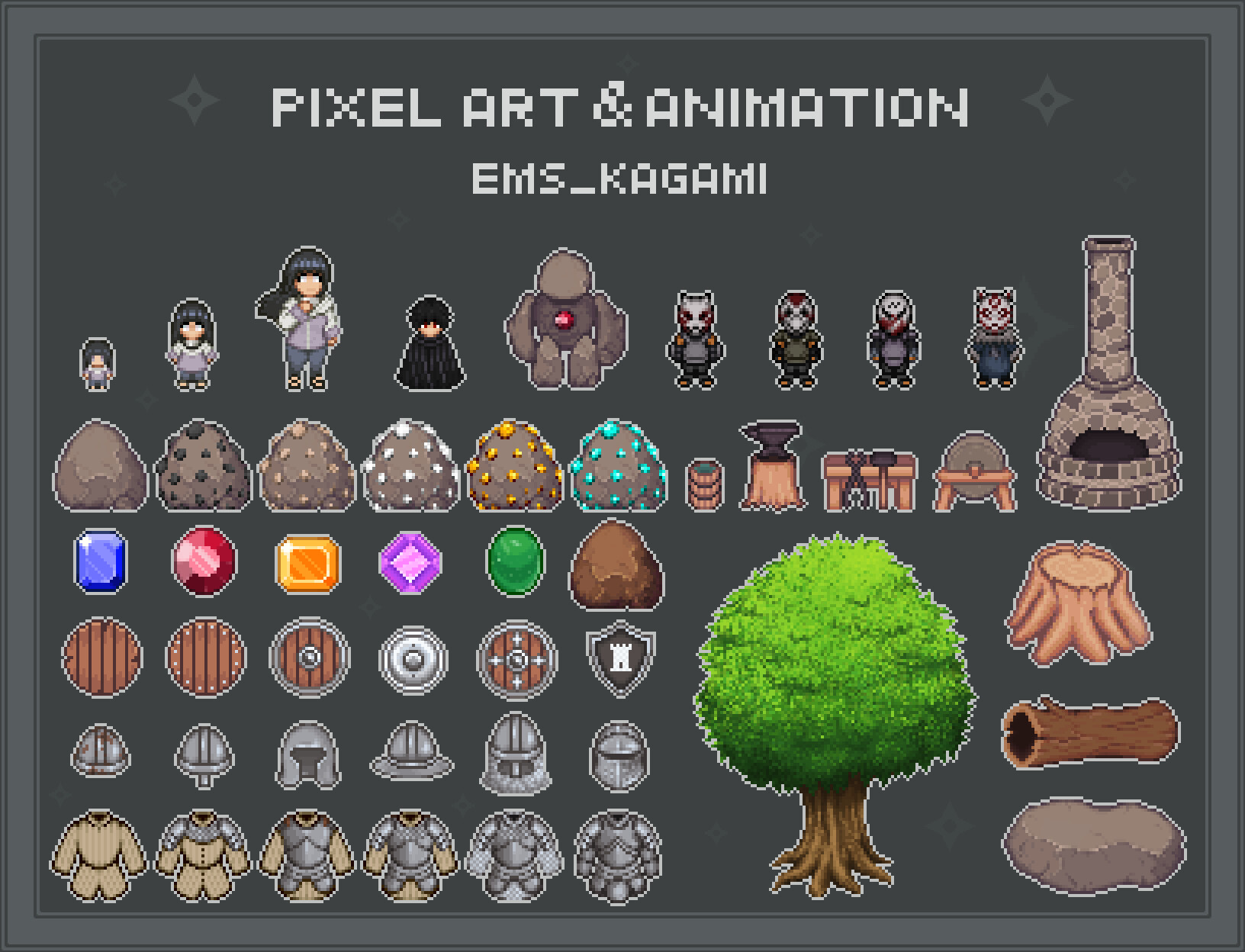 ArtStation - Naruto Pixel-Art