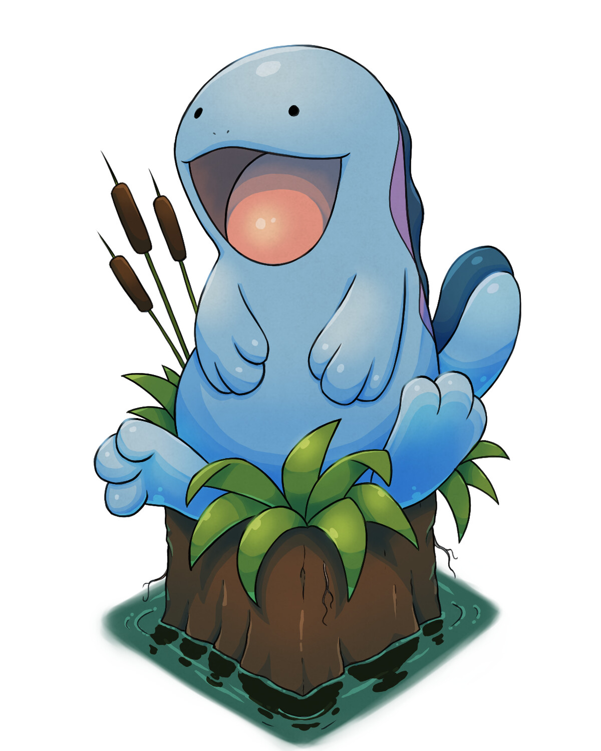 ArtStation Quagsire fanart