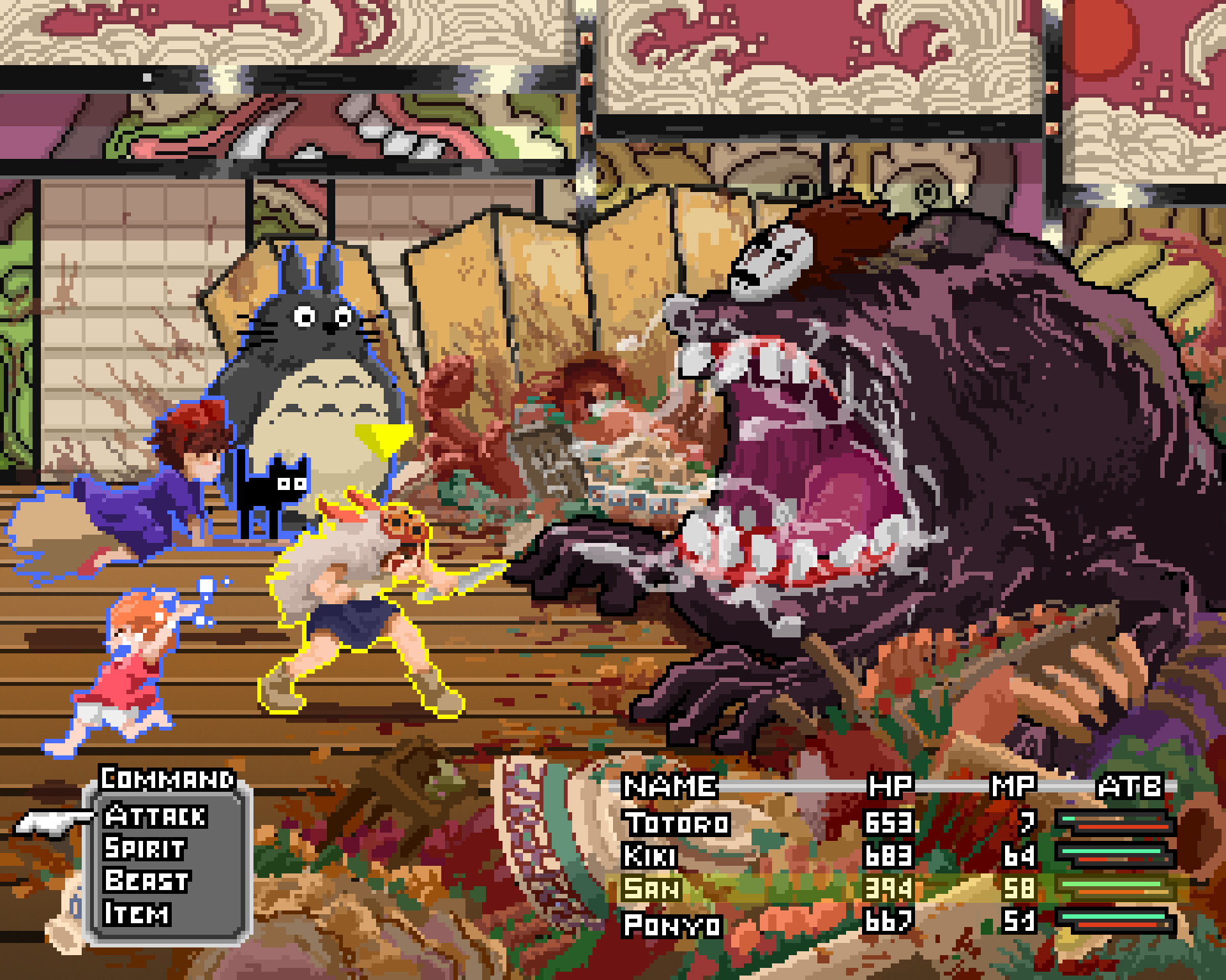 ArtStation Ghibli Jrpg