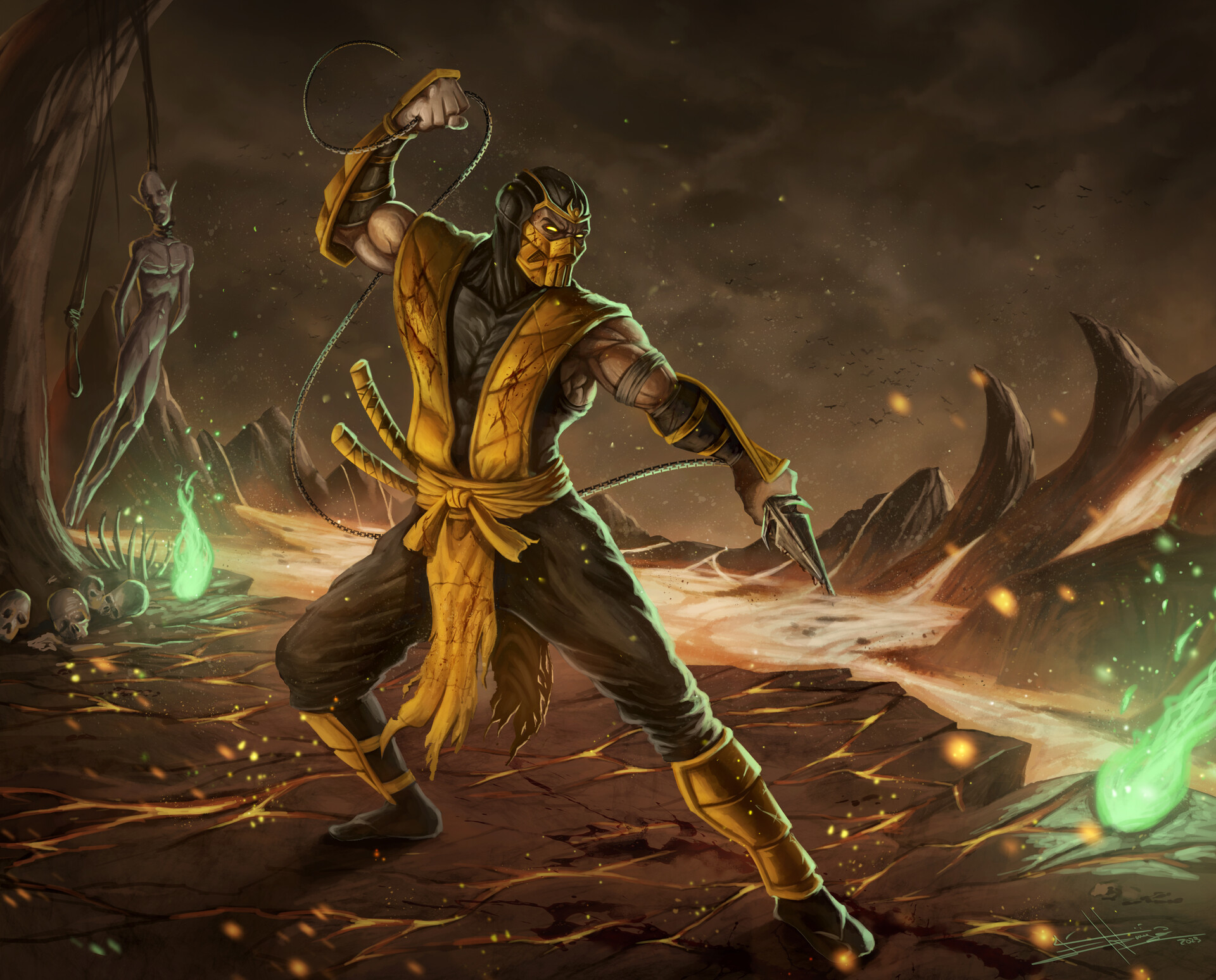 ArtStation - Scorpion of Mortal Kombat