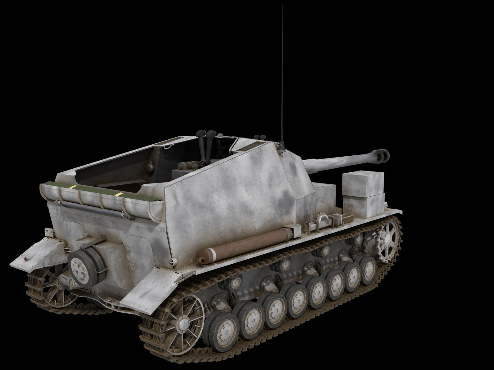 10.5 cm K gepanzerte Selbstfahrlafette Dicker Max - Tank