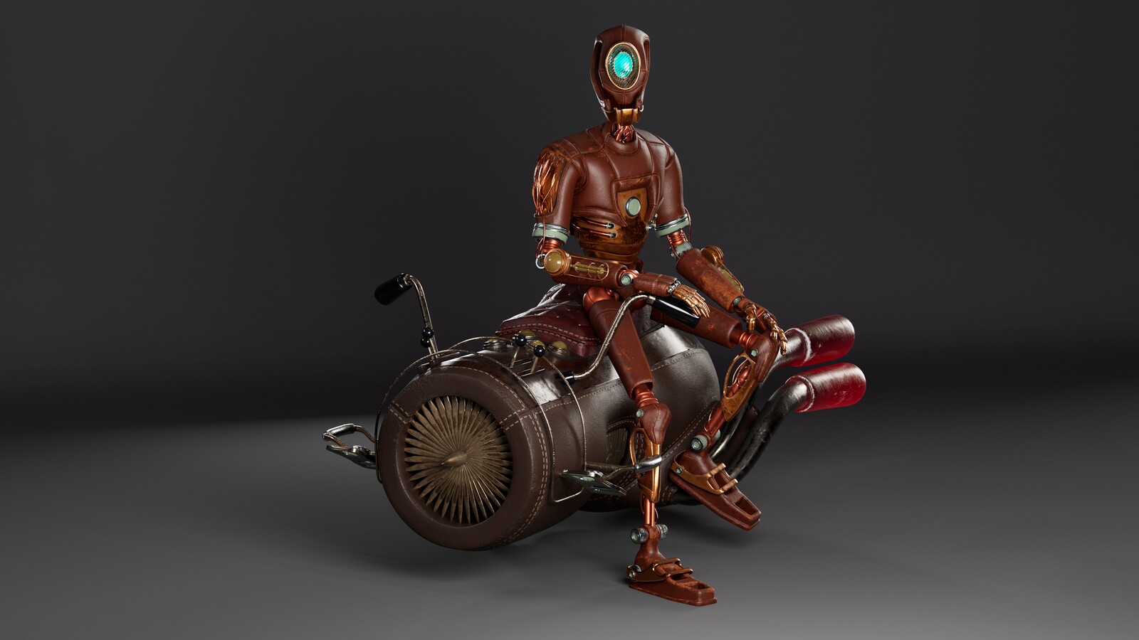 Pose Character Version 1 + Arnold Render  (Full modeling and Rigging in Maya, Textures from Substance Painter)