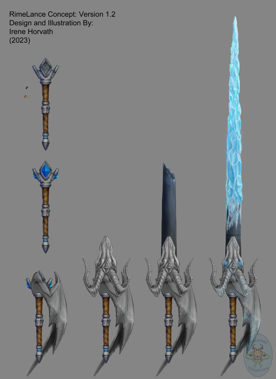 Irene H. - AQ3D Custom NPC Weapon Concept (2016-2023) Kickstarter Reward