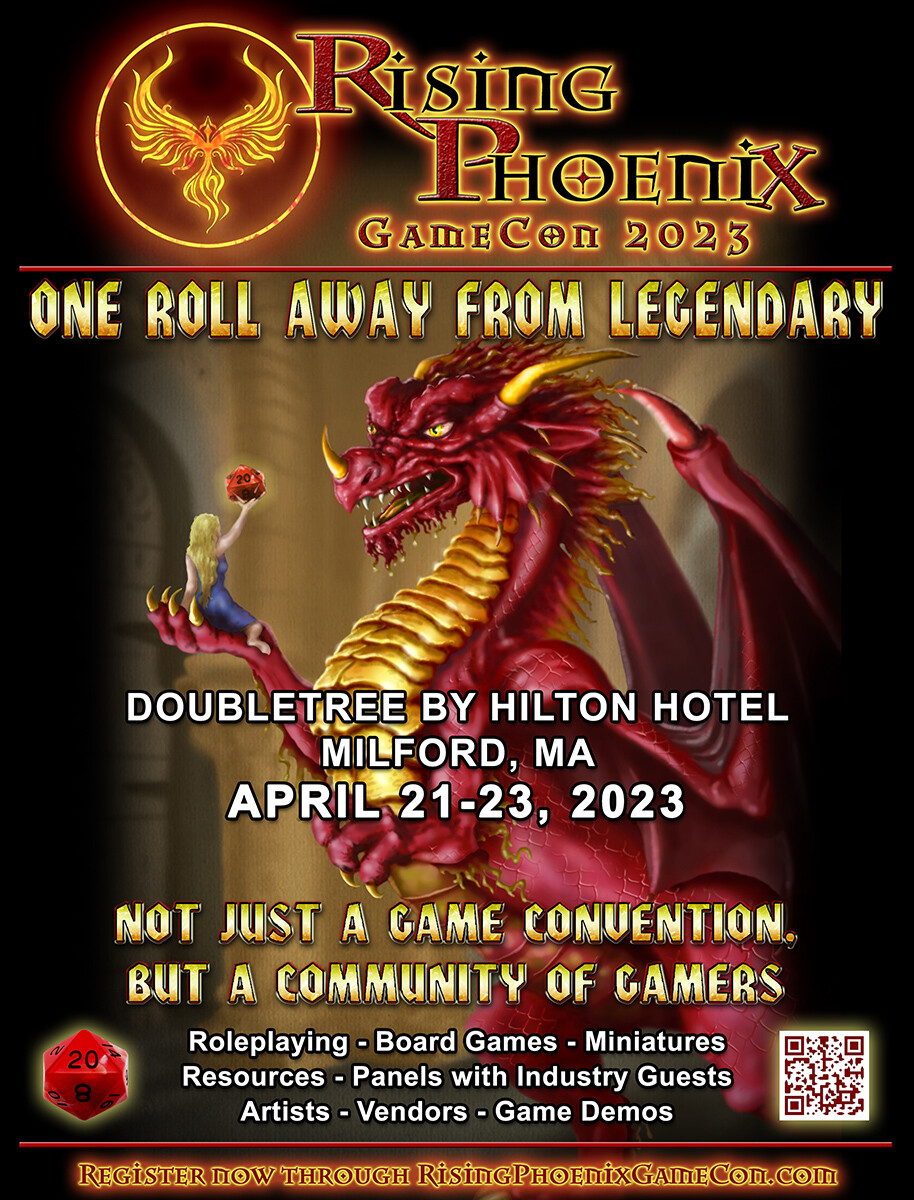 Painting, Logo and Graphics for Rising Phoenix GameCon