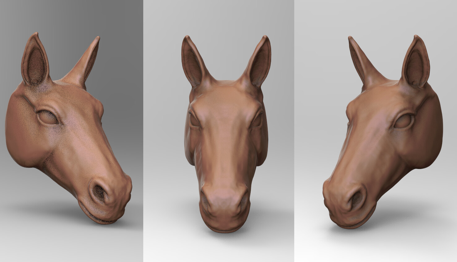 horse head front