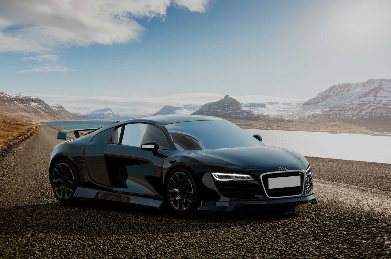 ArtStation - 3D modeling Audi