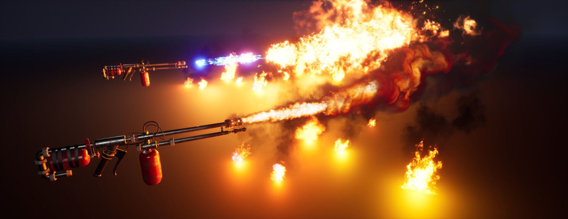 Zeki DELİL Flamethrower VFX Shots