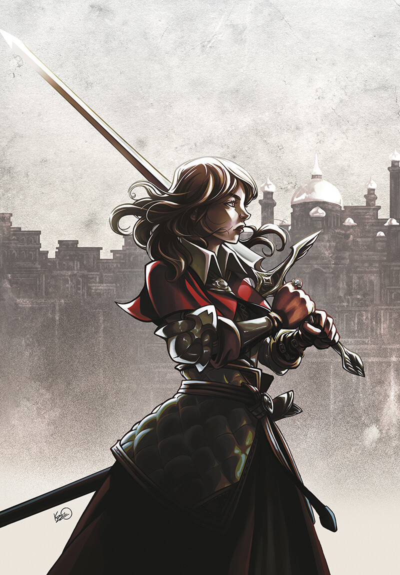 ArtStation - As três espadas - Cover art