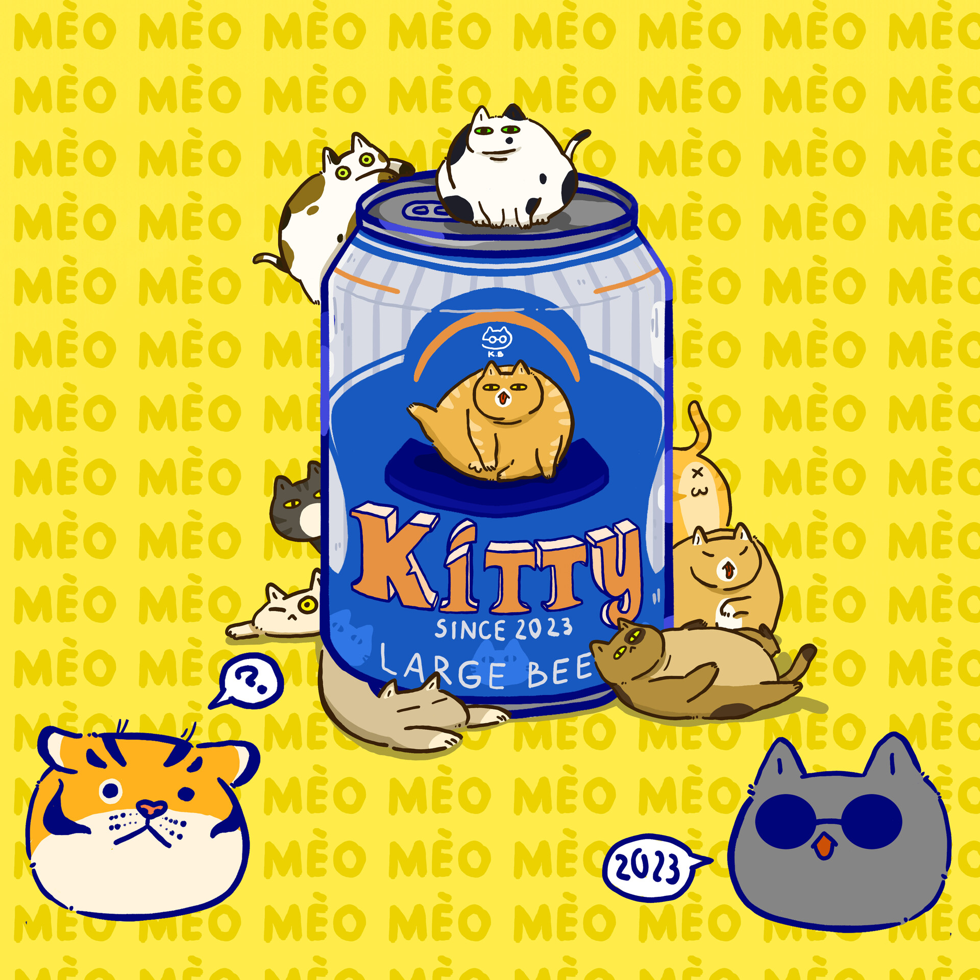 ArtStation cat beer (bia mèo)