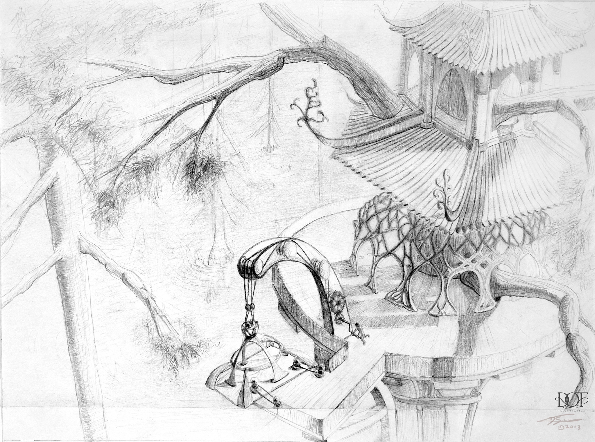 tree house layout final sketch