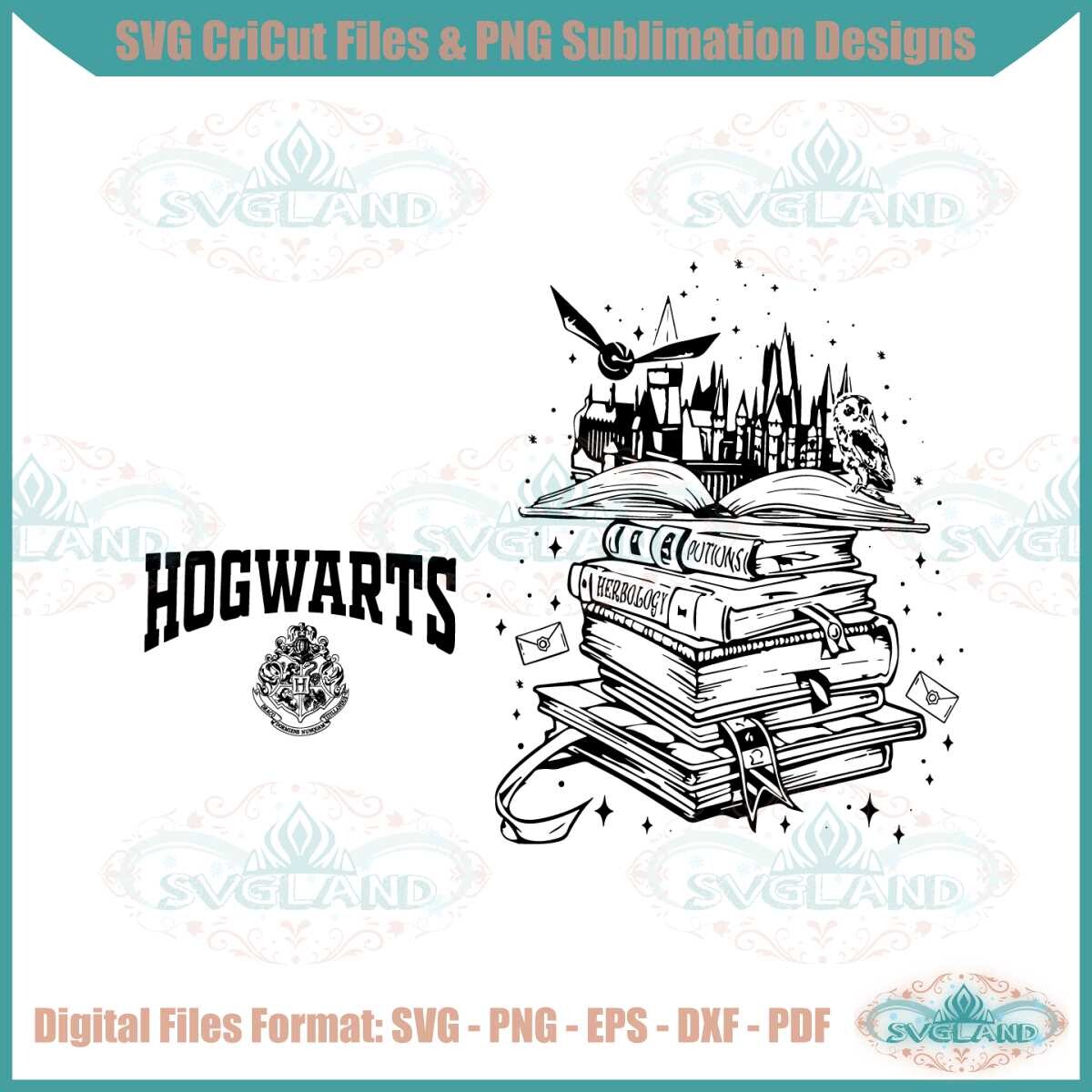 ArtStation - Harry Potter Hogwarts Castle Book SVG Graphic Designs Files