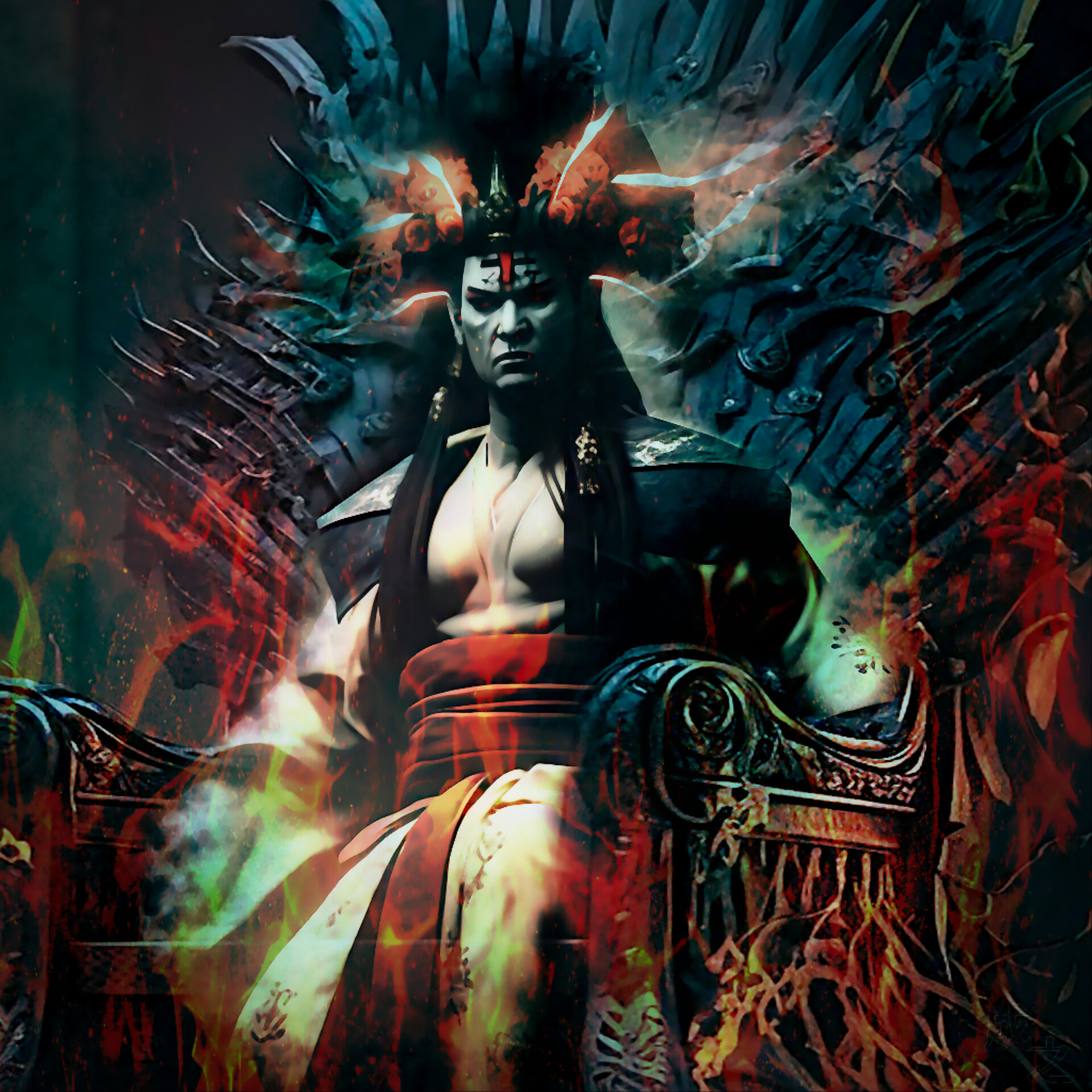 ArtStation EnmaDaio ( Japanese King of Underworld )