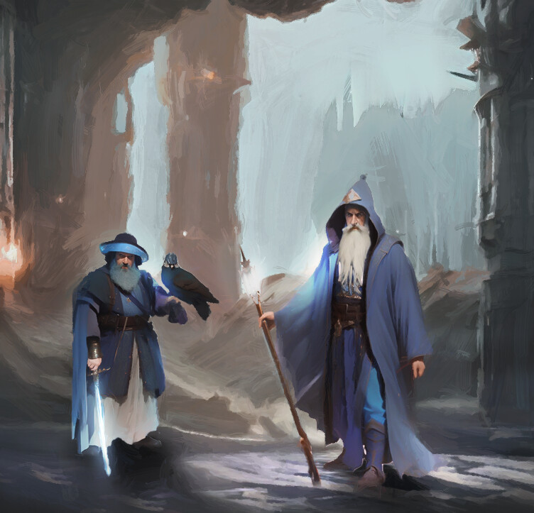 blue wizards tolkien