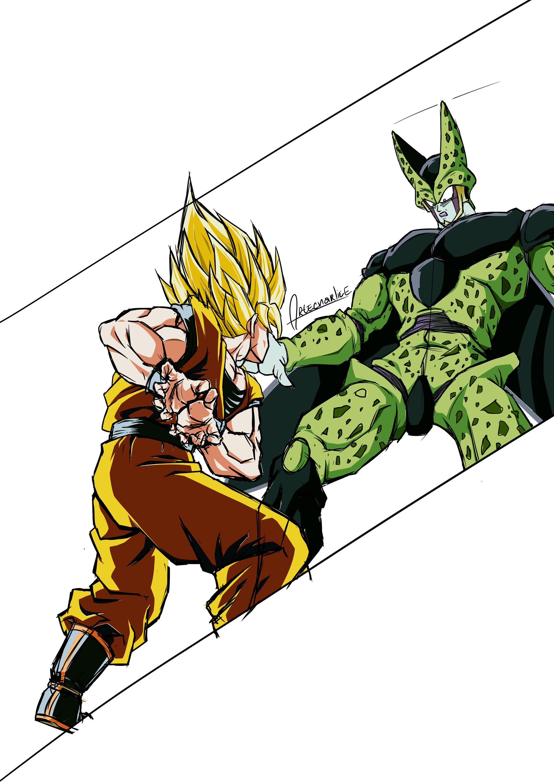 Goku Vs Cell Wallpapers - Wallpaper Cave