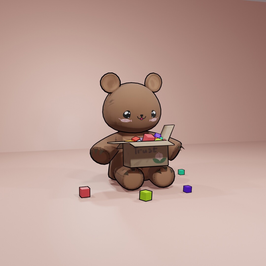 ArtStation - Milk Mocha Bear 3D Model