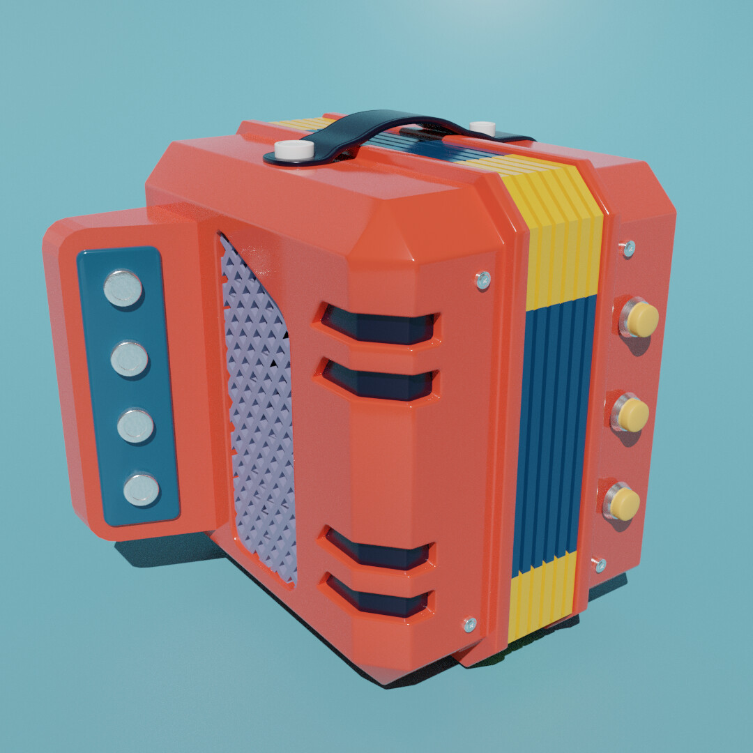 ArtStation Accordion Game asset