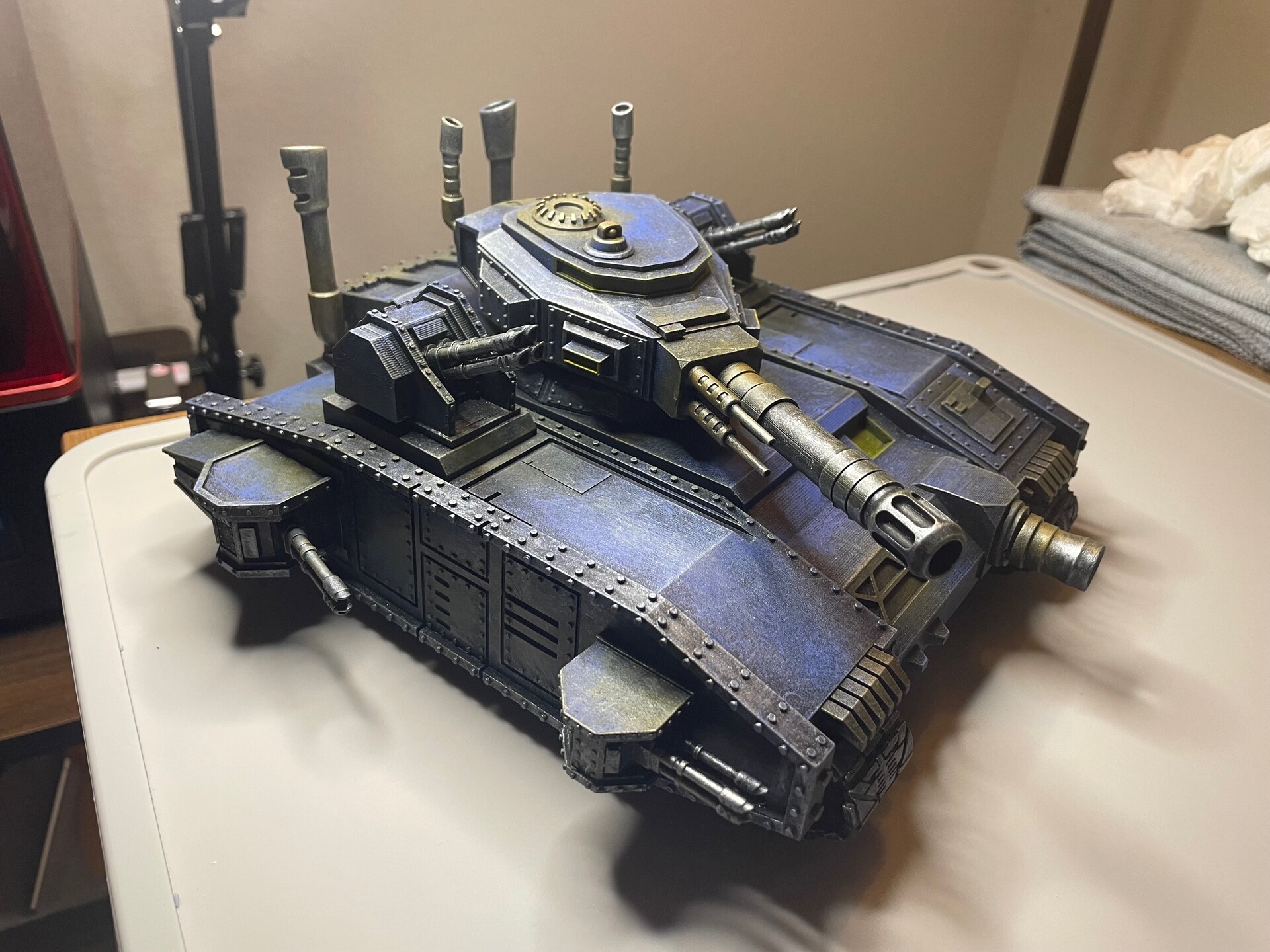 ArtStation 3D RESIN PRINTED WARHAMMER 40K BIG TANK
