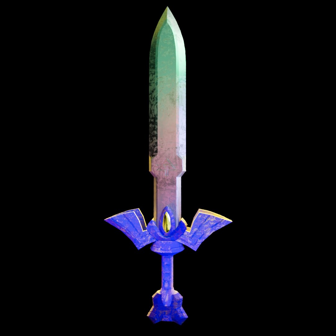 ArtStation wind waker master sword and mirror shield