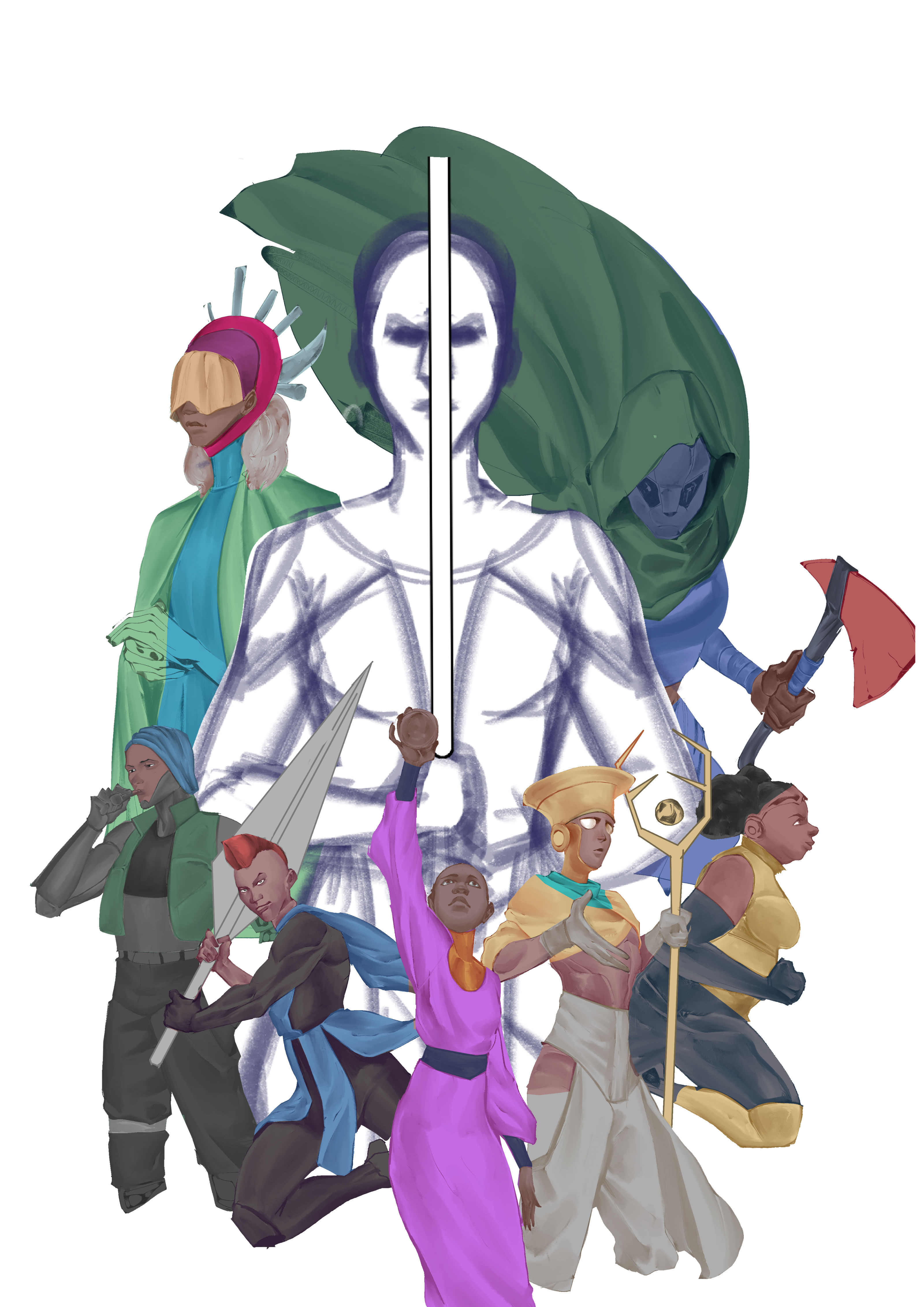 Flats and Ambient Occlusions