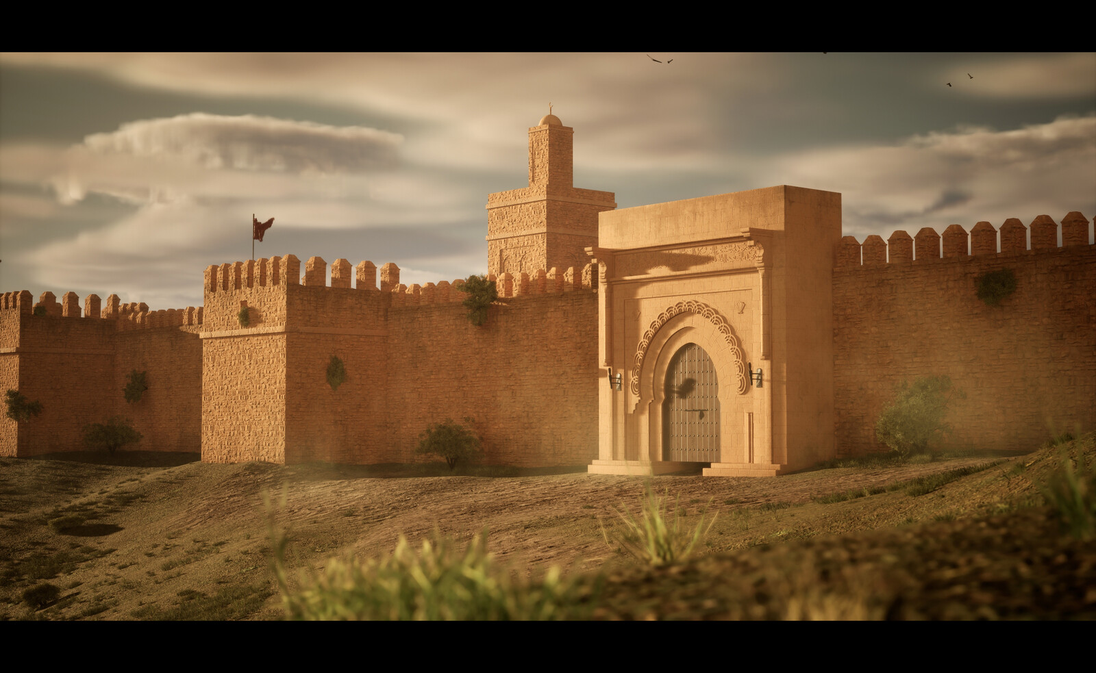 With  Cinematic borders
