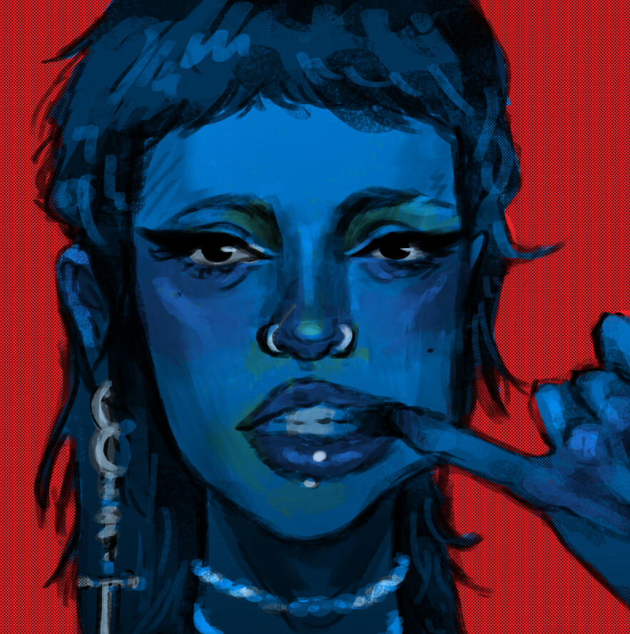 ArtStation blue lobster