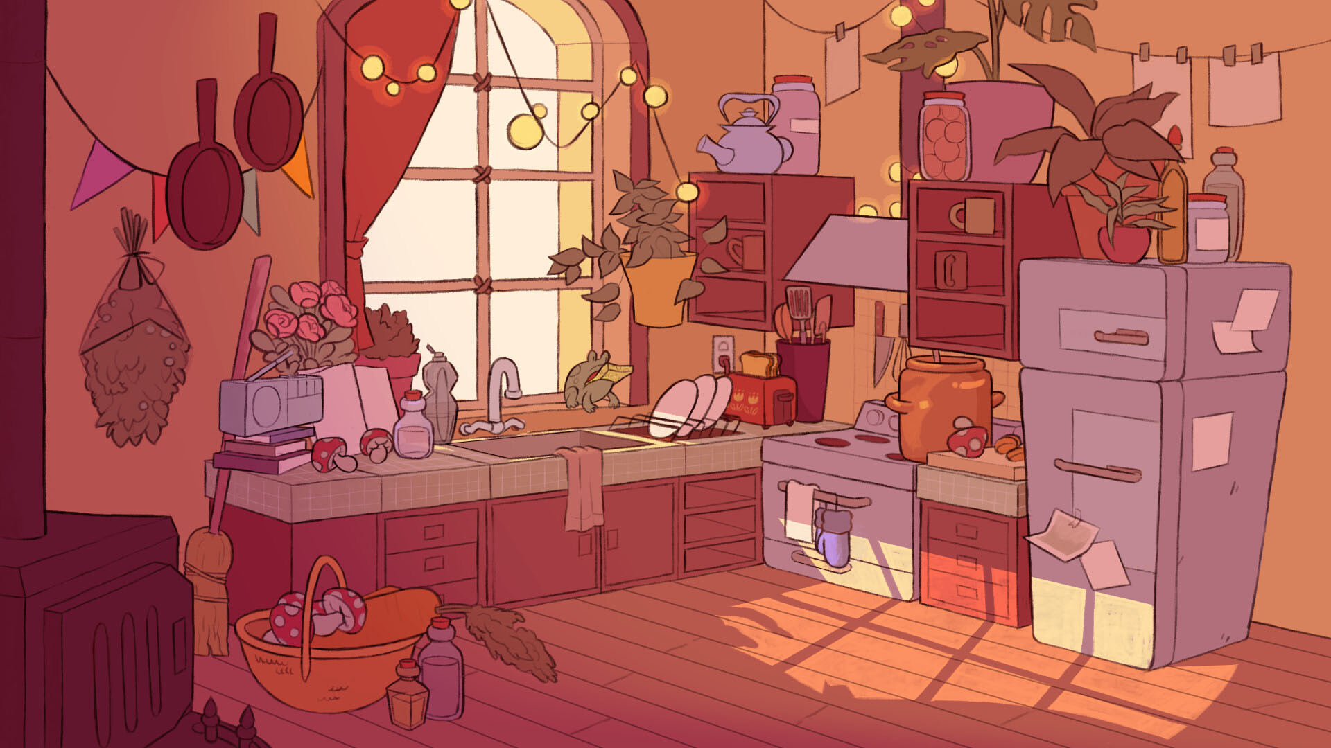 ArtStation - Kitchen Background (From Osso Bucco)