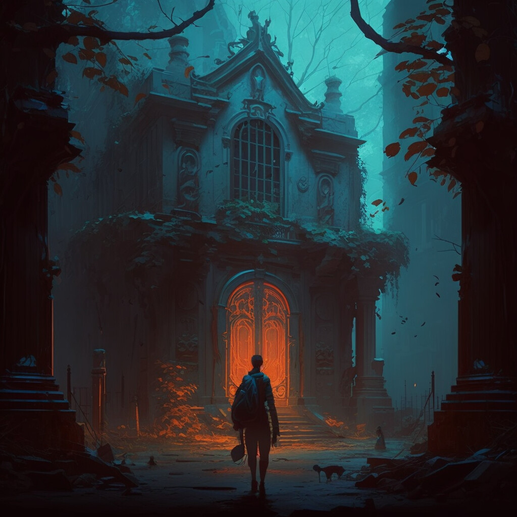 ArtStation - Echoes of the Past: Walking Through Haunted Streets 4