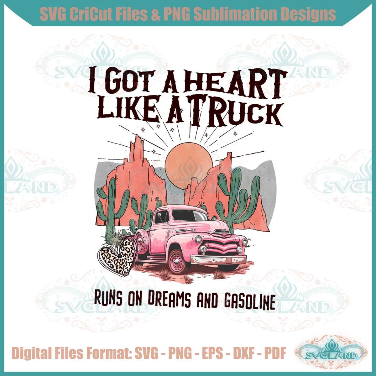 ArtStation - Got A Heart Like A Truck Country Boho Western Desert