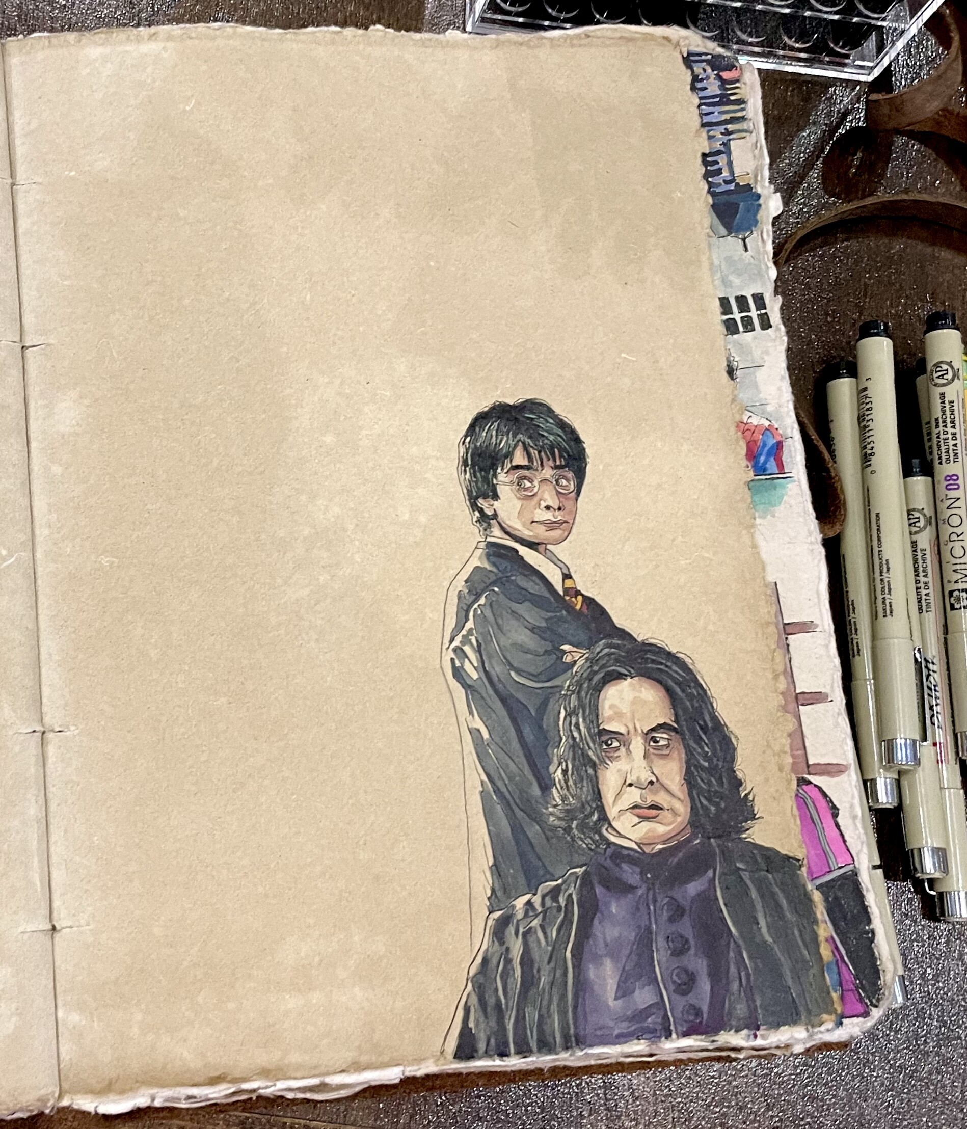 Blake M. Kandzer SKETCHBOOK “HARRY POTTERTHE SORCERERS STONE”