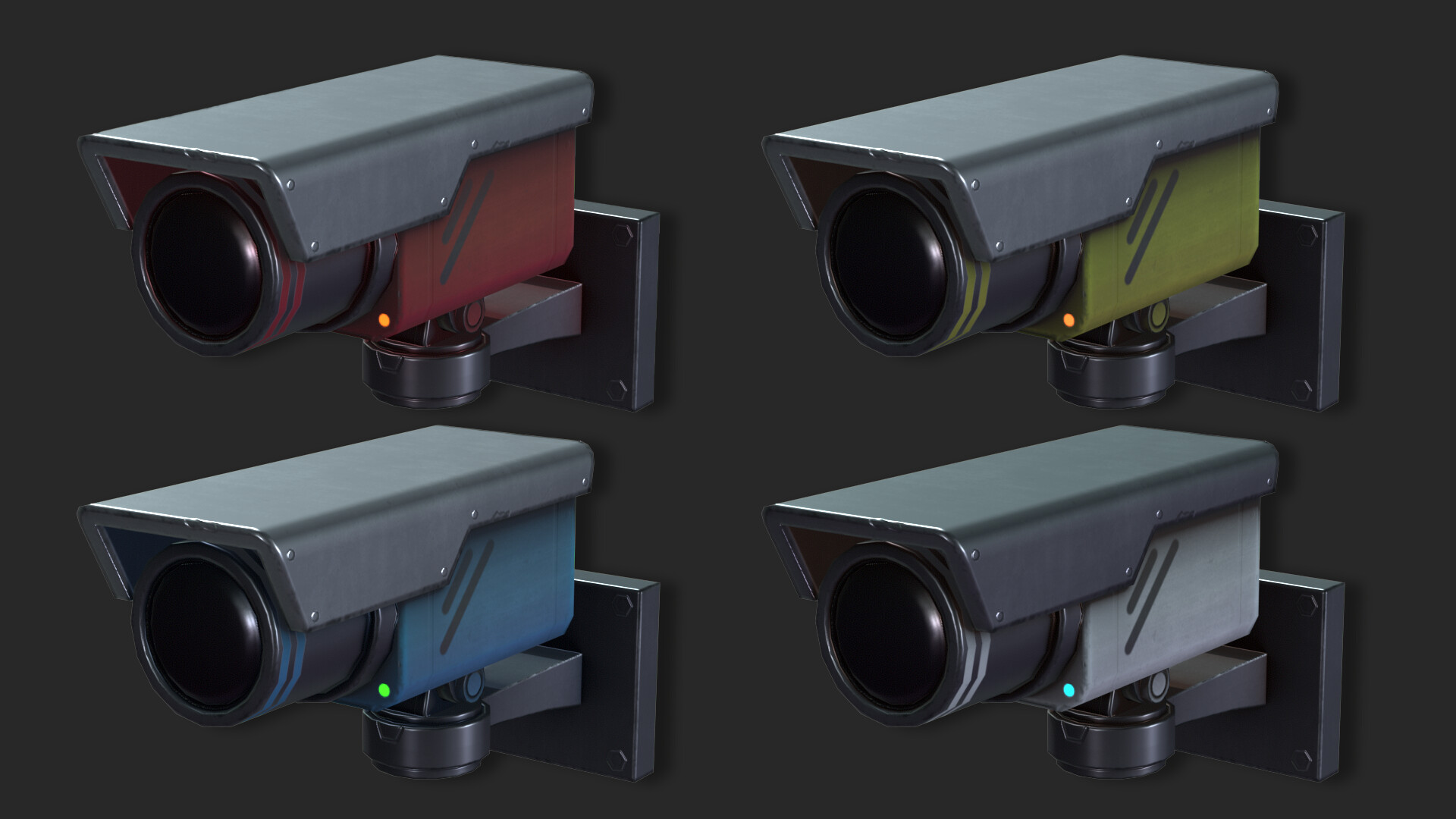 ArtStation Stylized Security Camera