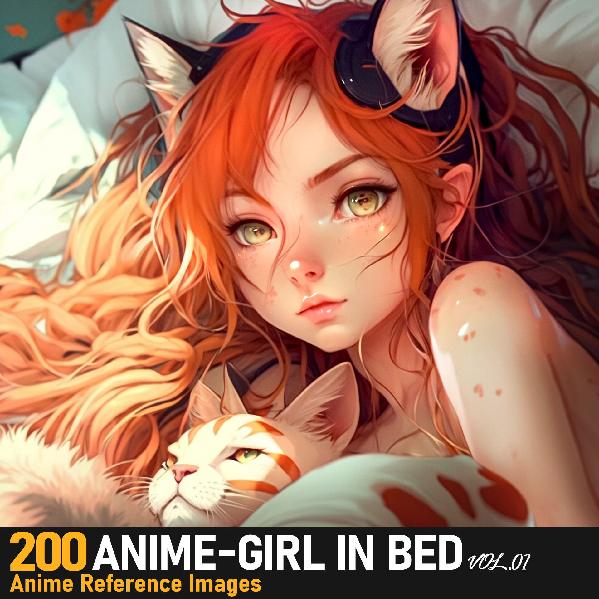ArtStation - BEAUTY GIRL IN BED / FAN ART ANIME