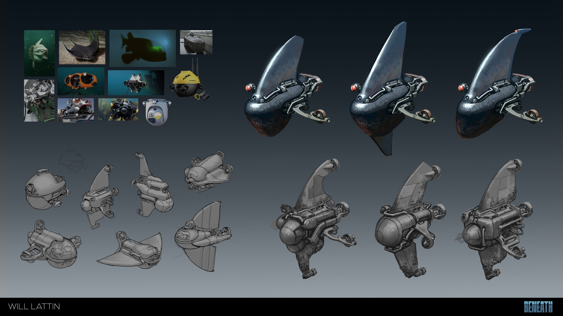 ArtStation Aquatic Sonar Mapping Drone
