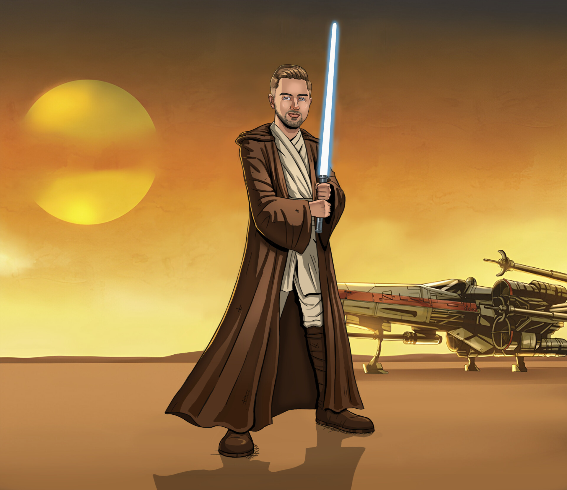 ArtStation - Star wars Tatooine desert