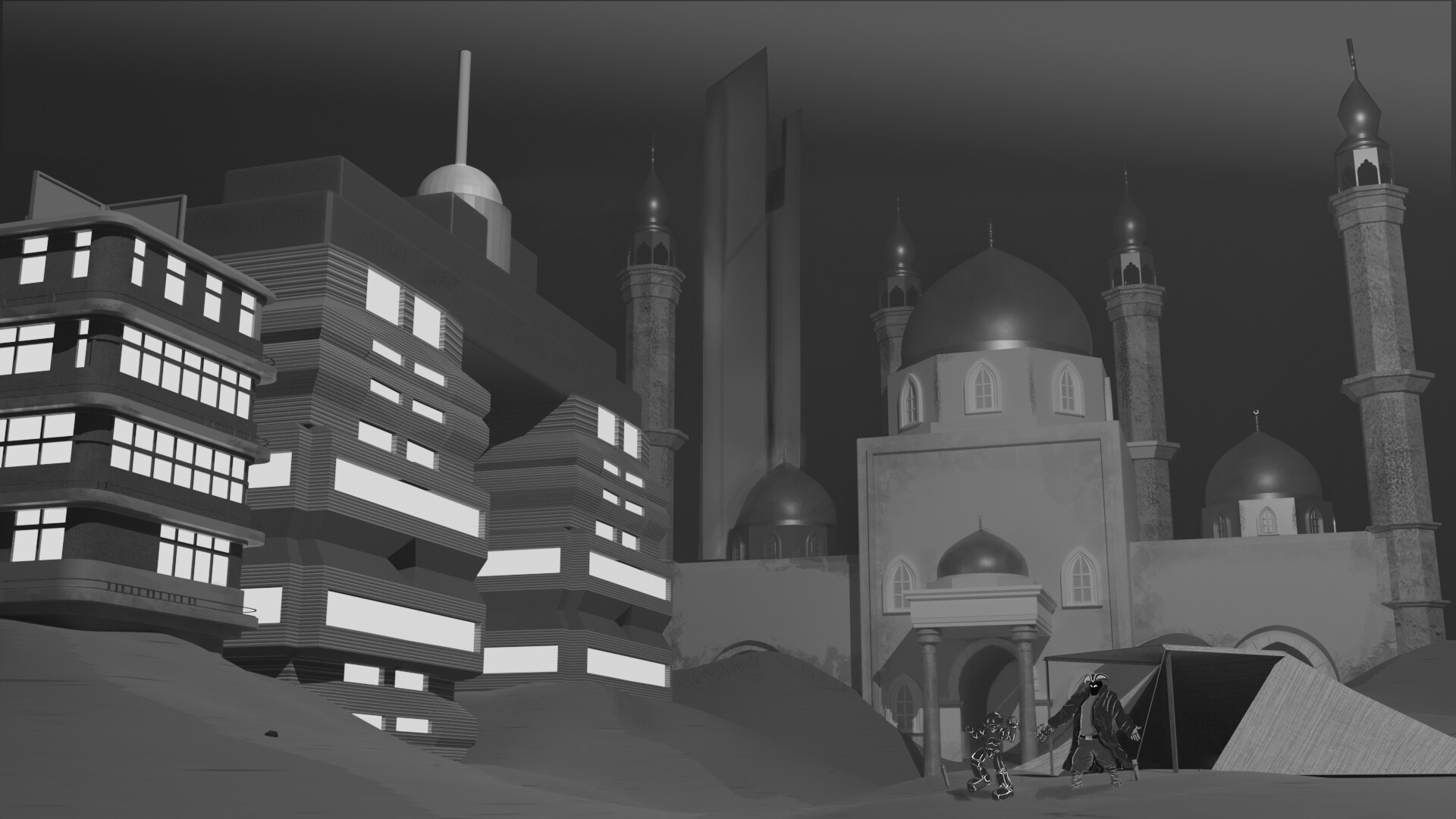 ArtStation Sand city