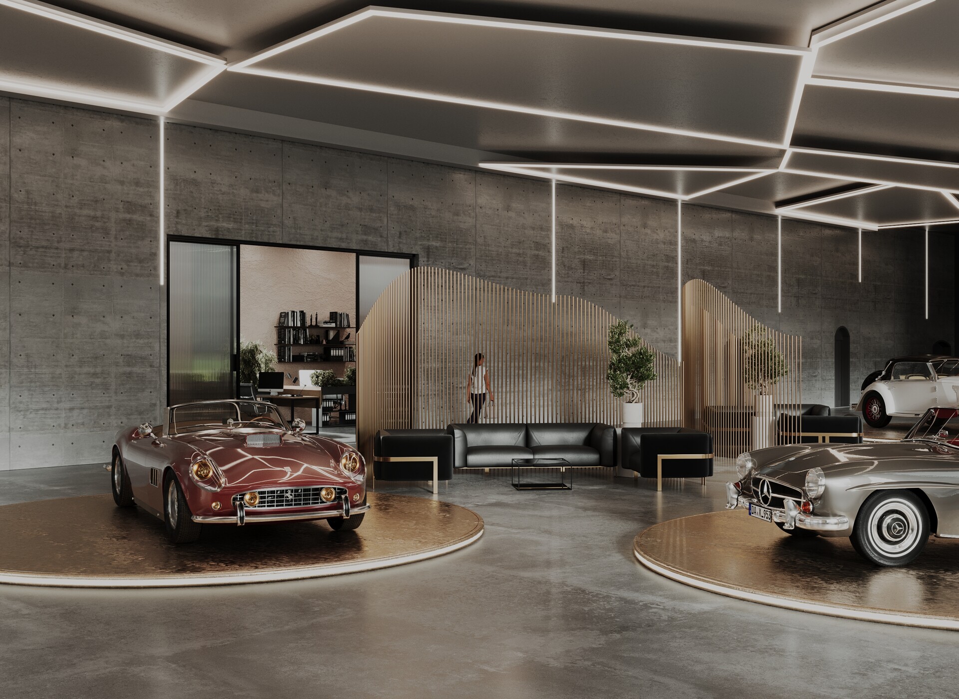 ArtStation - Car show room interior design