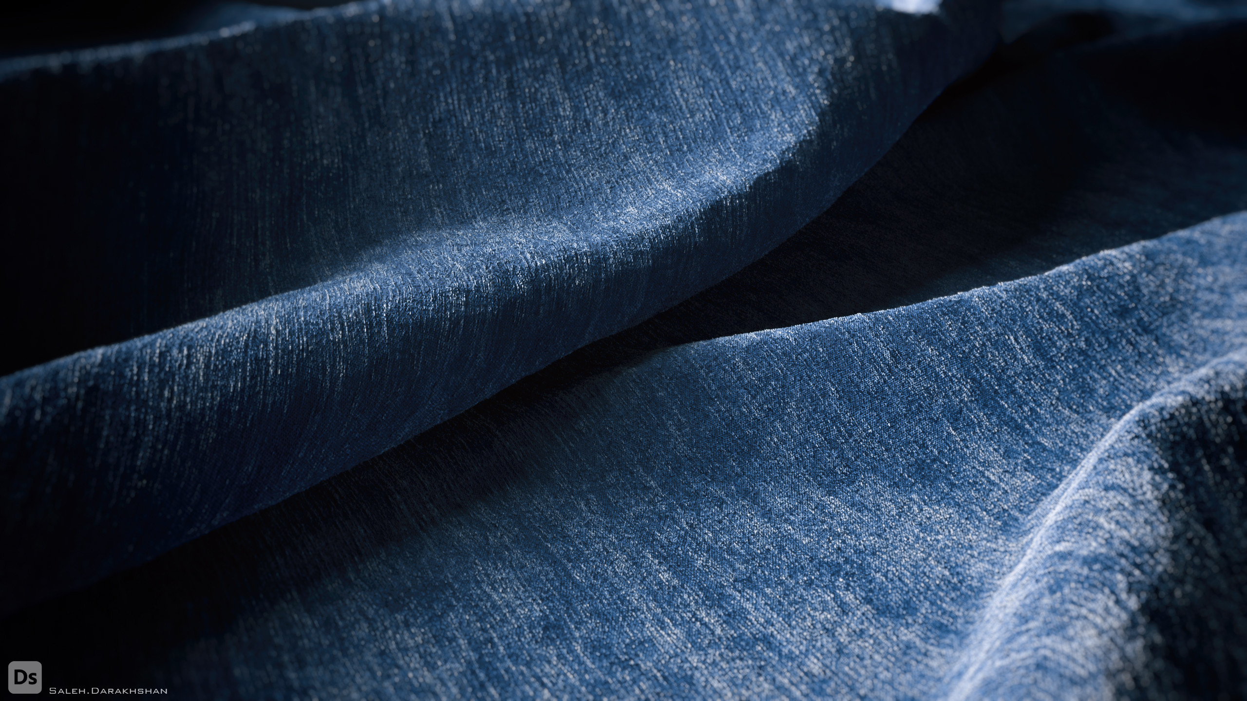 12 oz. Swift Mills Stretch Denim Fabric - Dark Indigo — CLOTH STORY