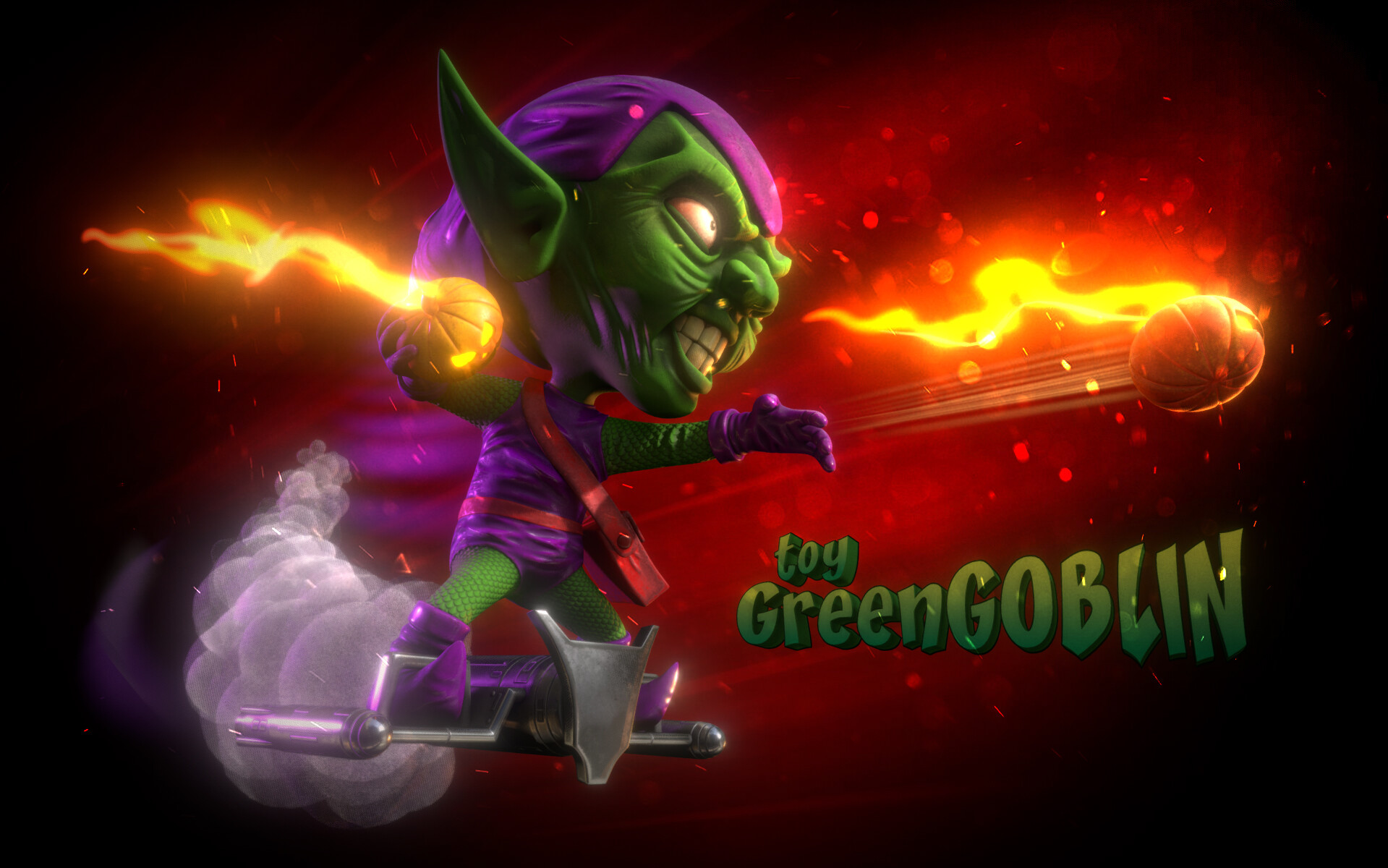 ArtStation - GreenGOBLIN toy style figure