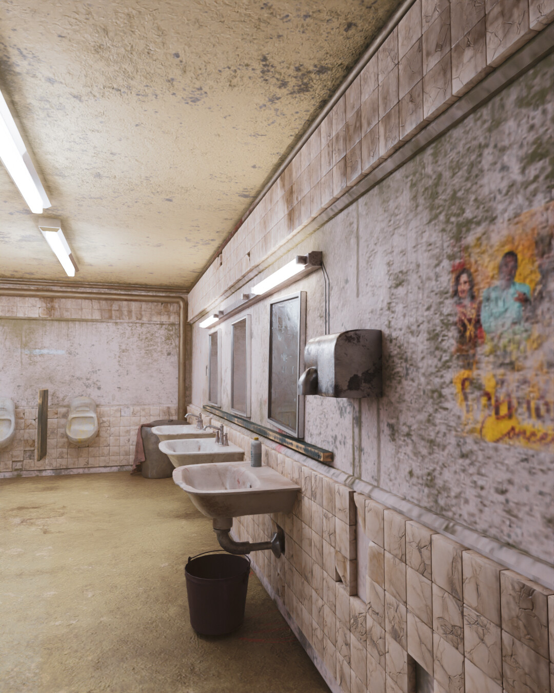 ArtStation Public Bathroom artstation-public-bathroom
