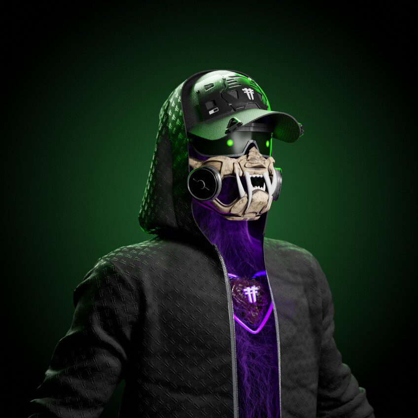 Worked on : Heart, cloth, head cap, eye glasses