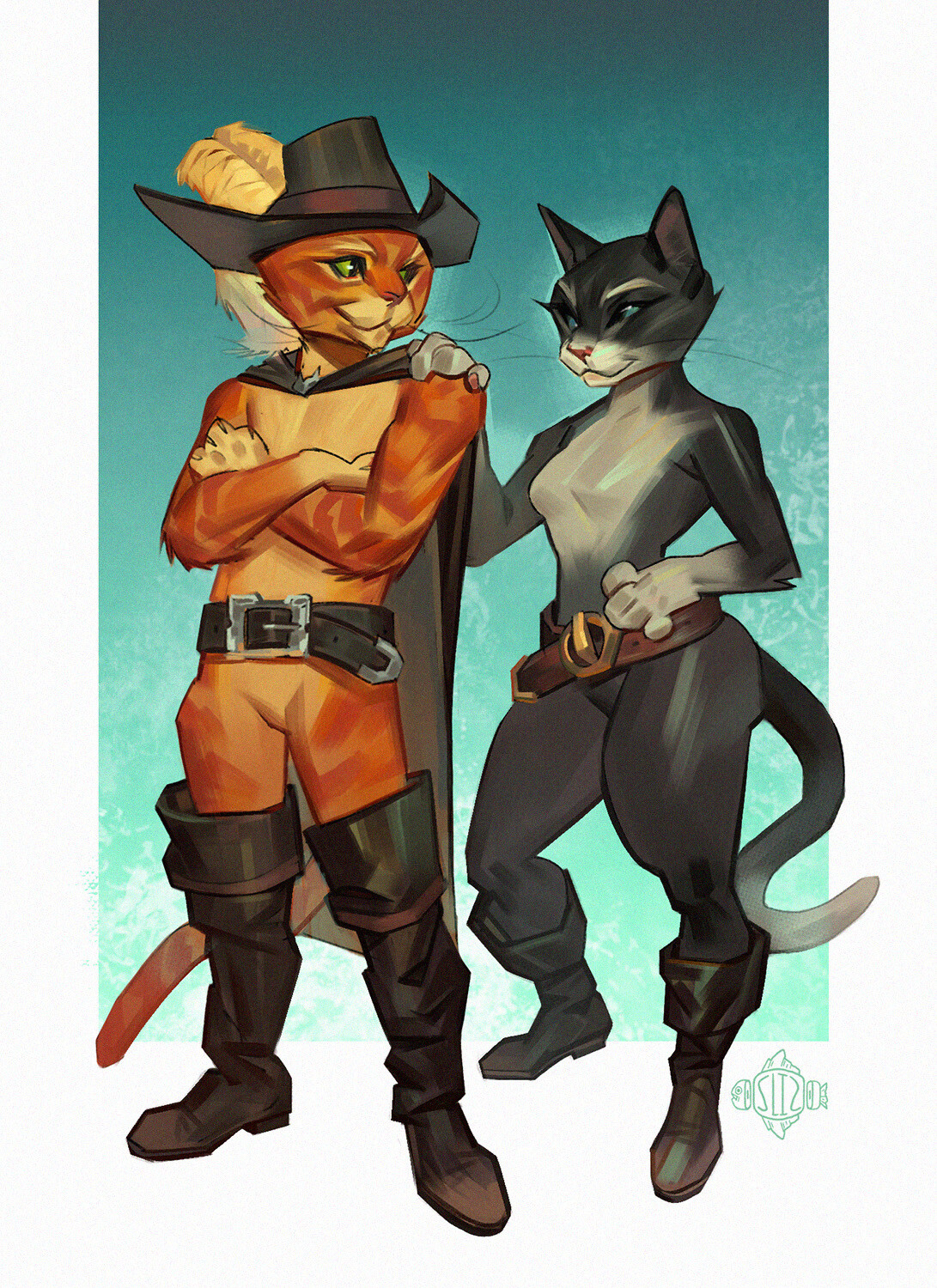 Puss In Boots And Kitty Softpaws