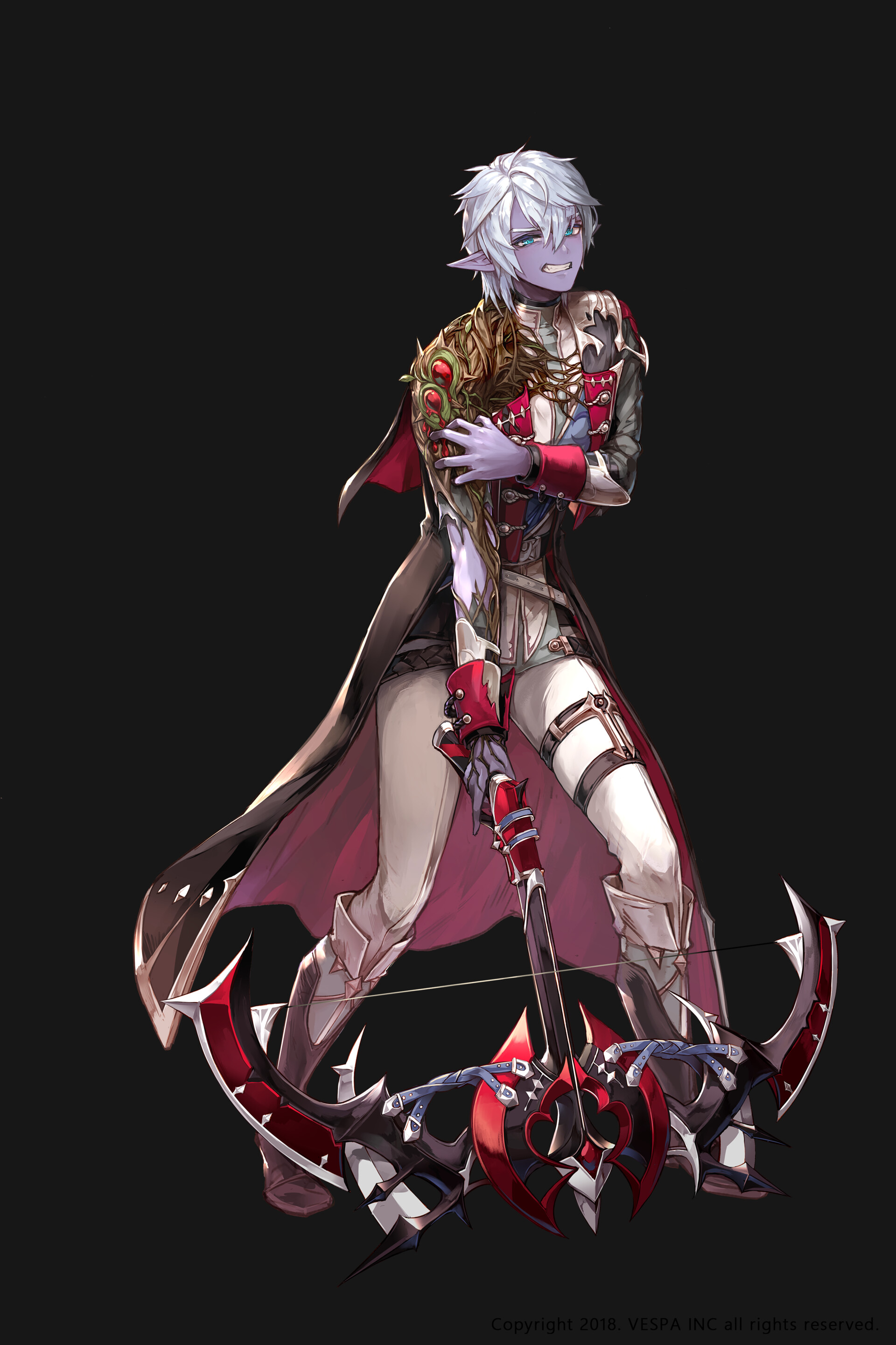 ArtStation King's Raid Dimael substory costume