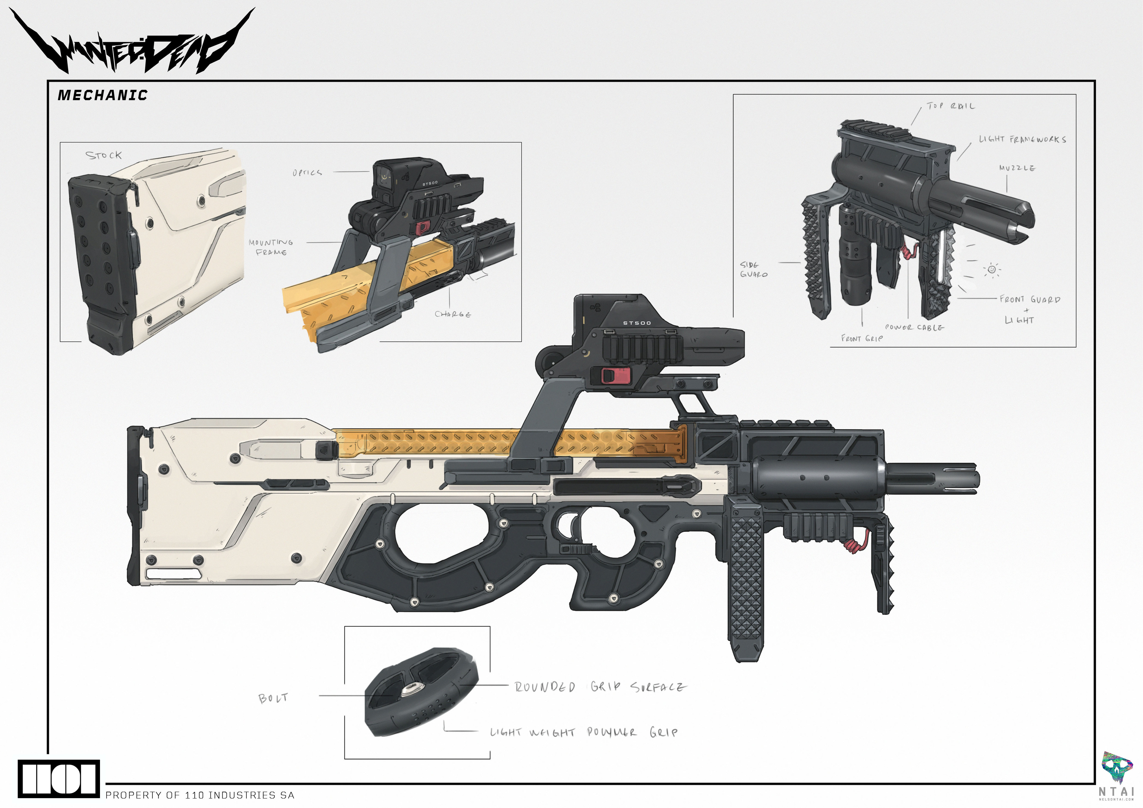 Weapon - Mechanic. Based on the p90
