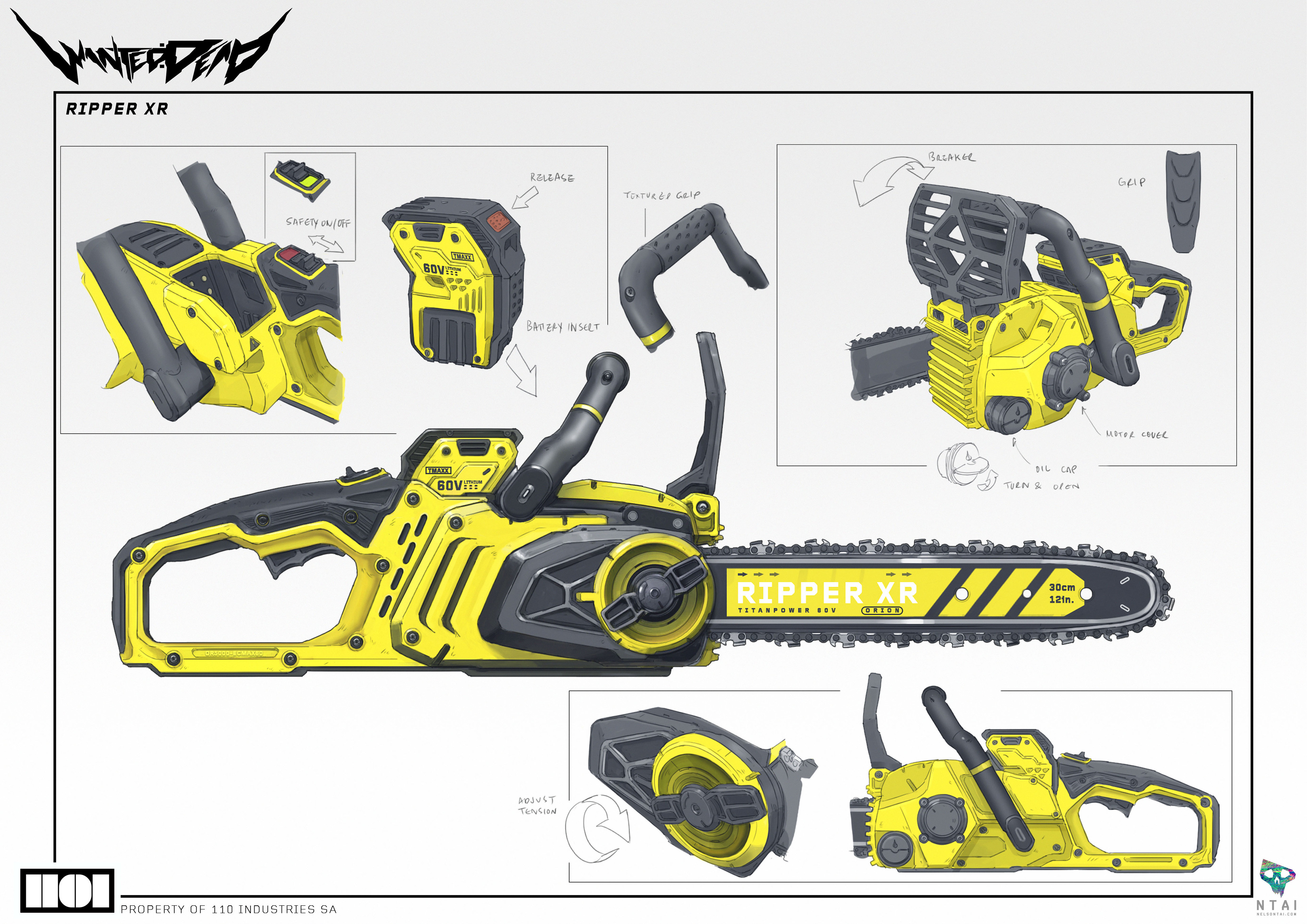 Weapon - Ripper XR. The Deadly Chainsaw