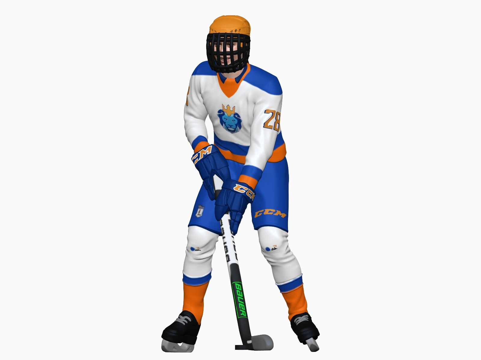 Hockey Uniform Tampa Bay Lightning 3D model