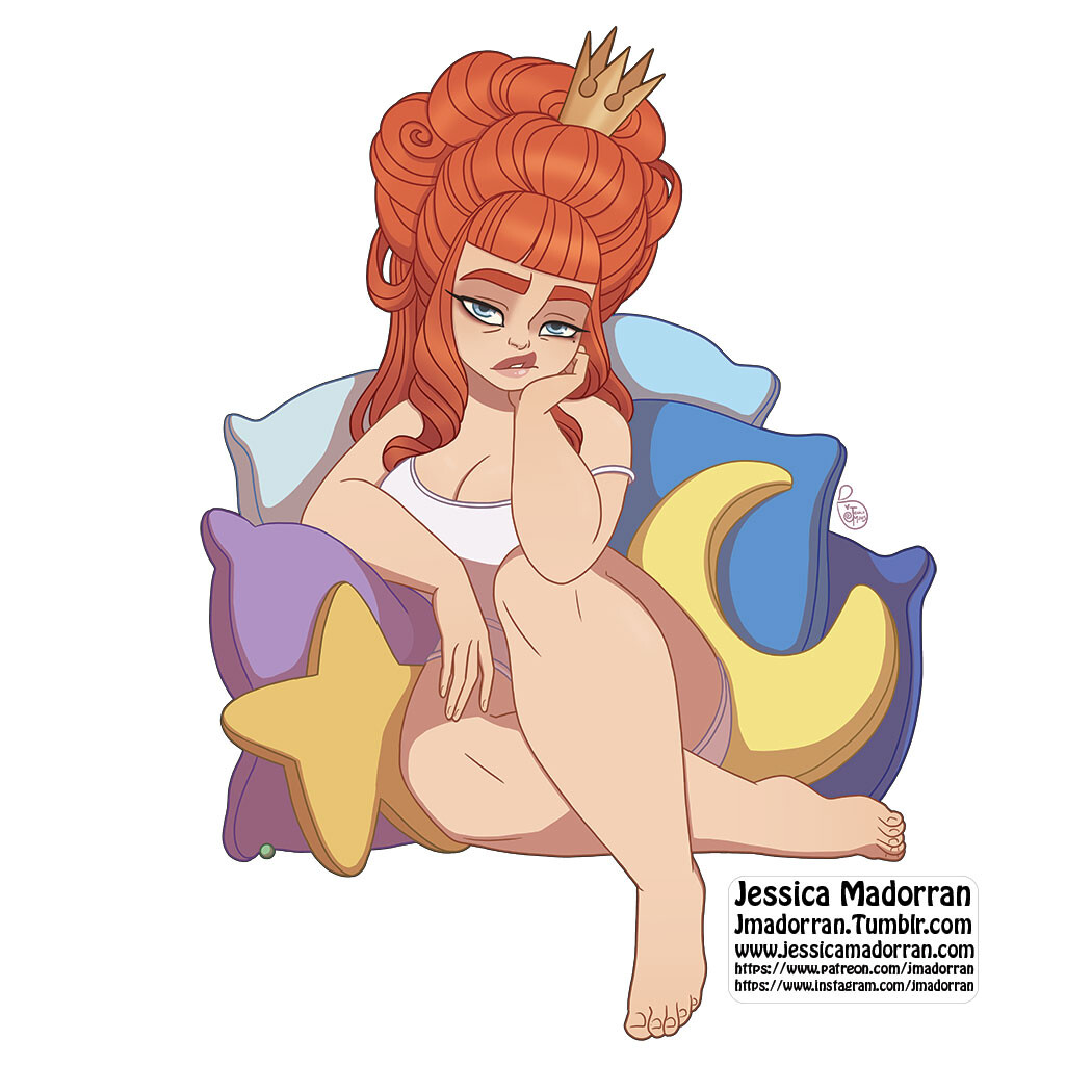March 2023 Patreon - Twisted Princess and the Pea Sticker Option 01