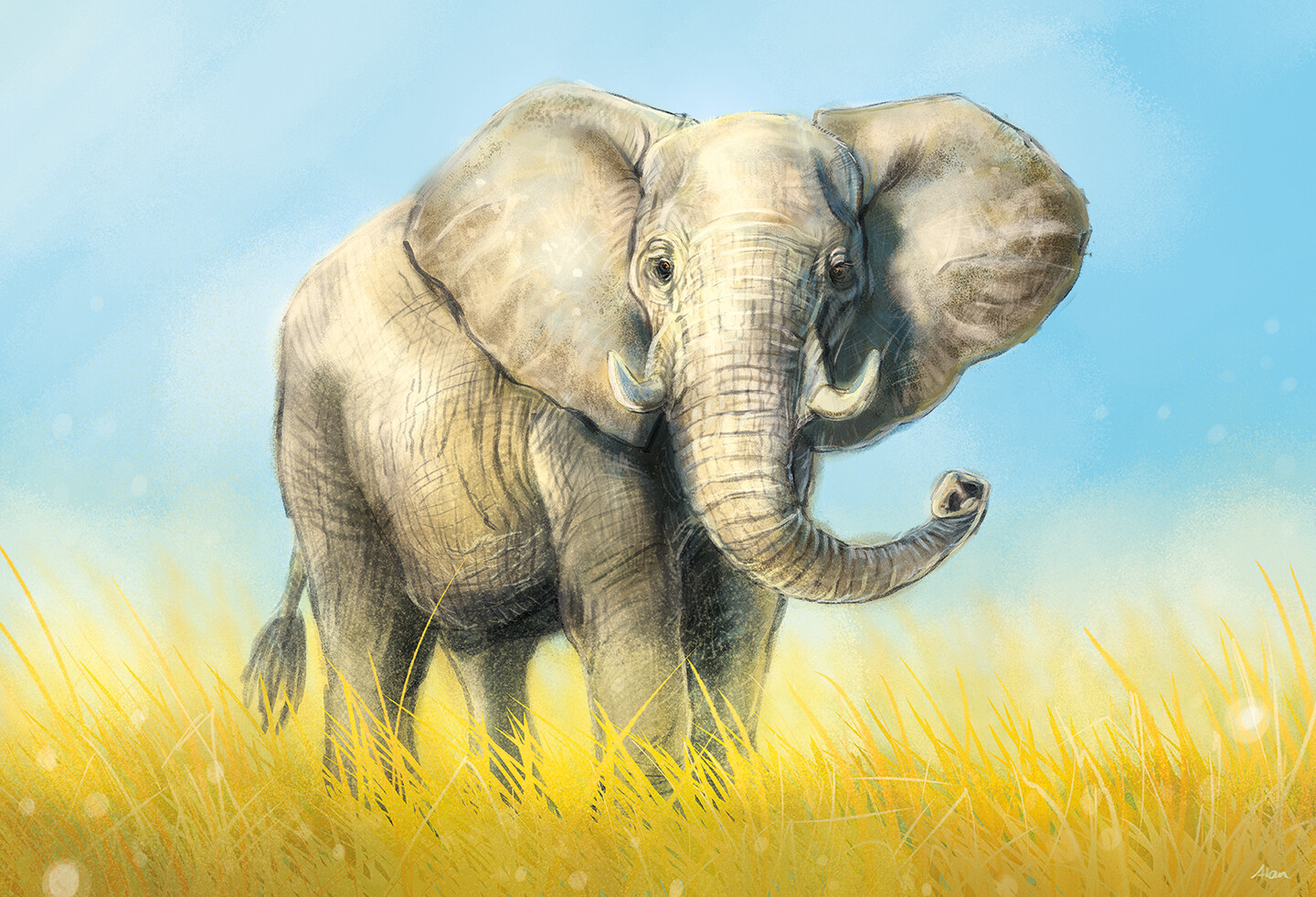 ArtStation - Sunlight - Elephant