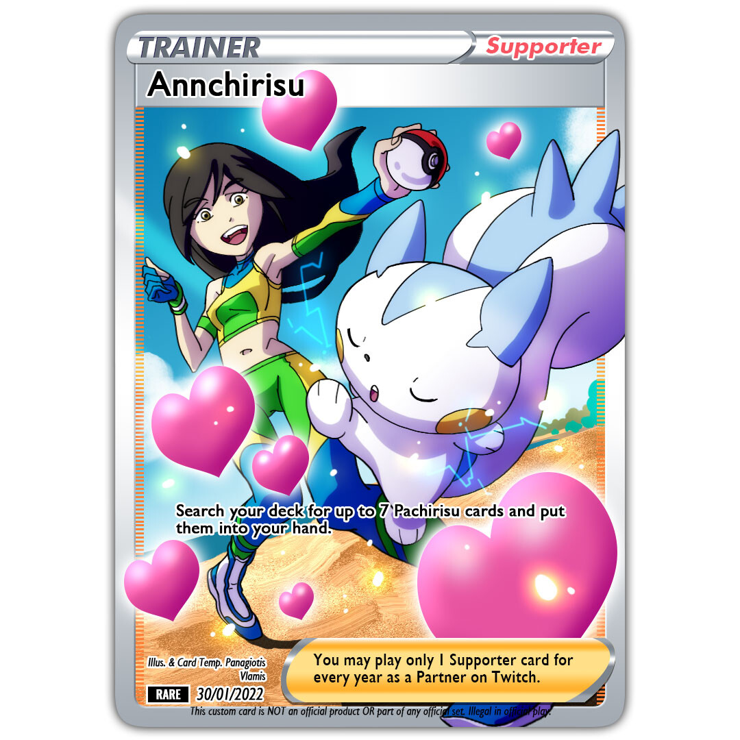 ArtStation Custom Pokemon Trainer Card