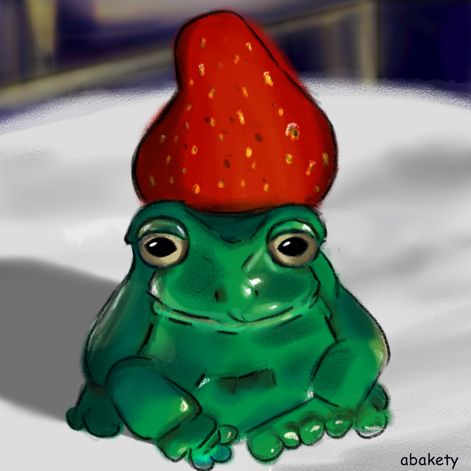 ArtStation Strawberry frog - Main Image